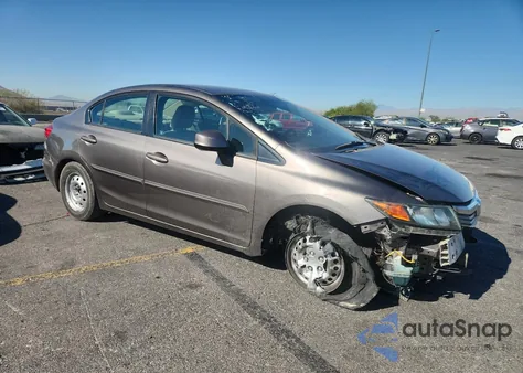 2012 Honda Civic Lx из США, поврежденный, VIN 2HGFB2F5XCH551539